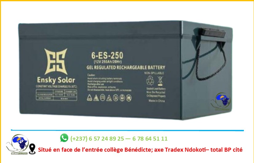 BATTERIE GEL 250Ah ESK